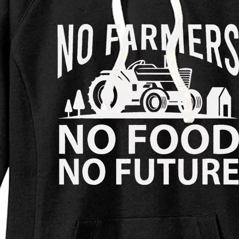 No Farmers No Food No Future Farmer Women's Fleece Hoodie