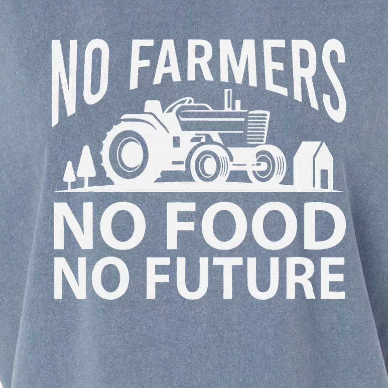 No Farmers No Food No Future Farmer Garment-Dyed Women's Muscle Tee