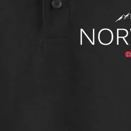 Norway Flag Dry Zone Grid Performance Polo