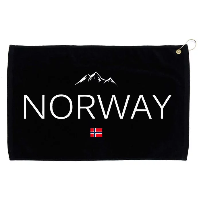 Norway Flag Grommeted Golf Towel