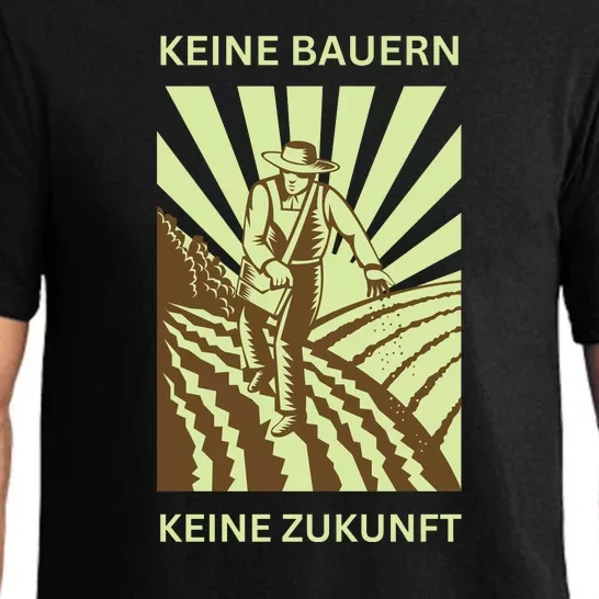 No Farmers No Future German Protest Pajama Set