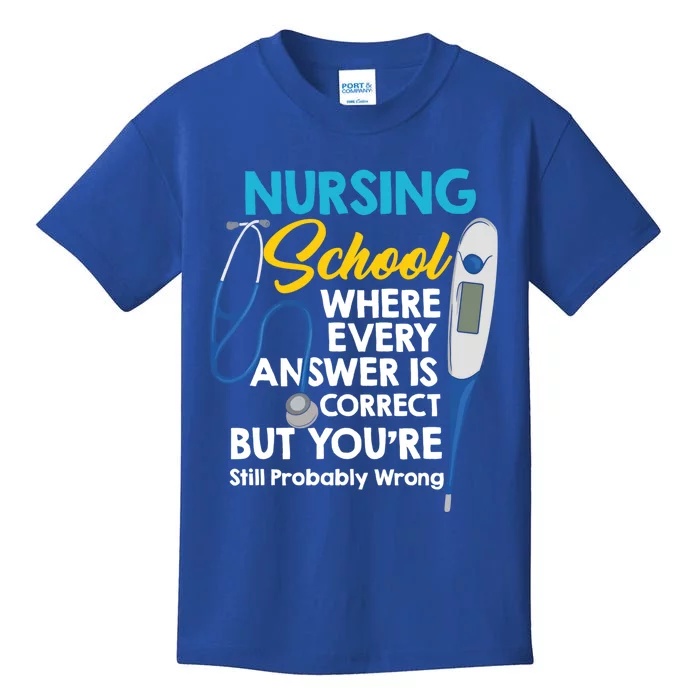 Nursing Future Nurse Nursing Student Nursing School Gift Kids T-Shirt