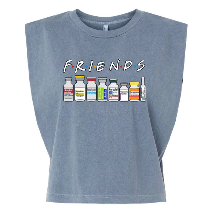 Nurse Friends Garment-Dyed Women's Muscle Tee