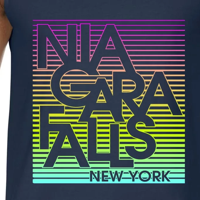 Niagara Falls New York Neon Comfort Colors® Tank Top