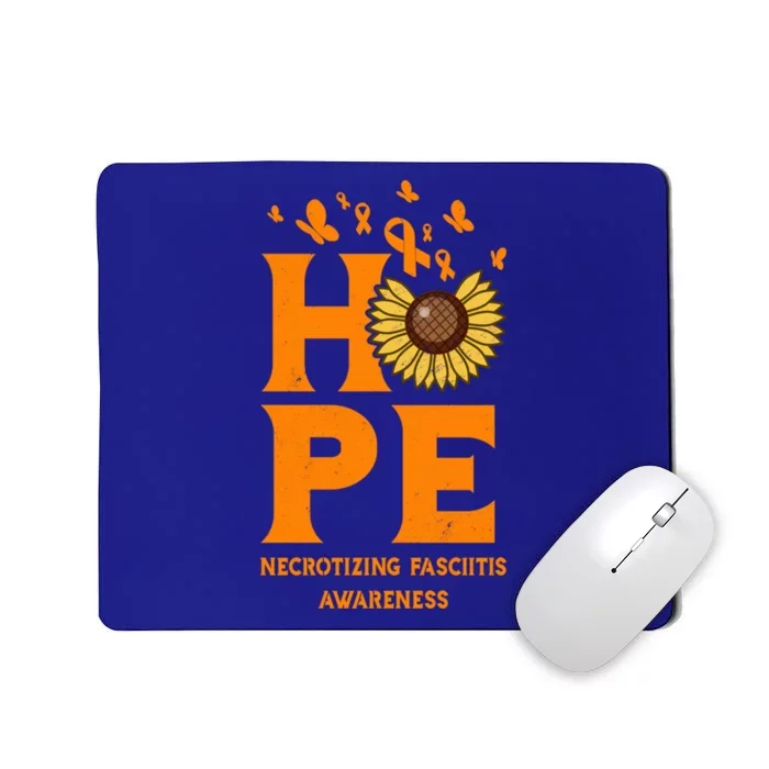 Necrotizing Fasciitis Orange Hope Vintage Awareness Gift Mousepad