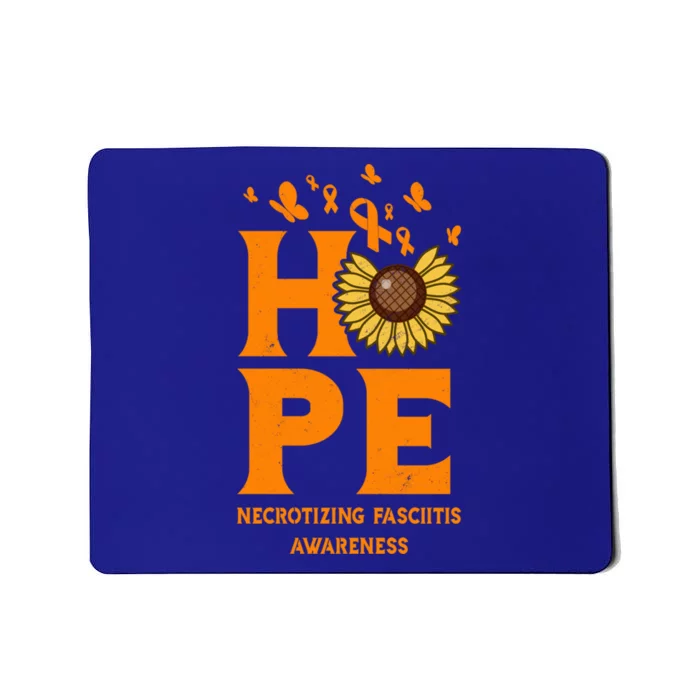 Necrotizing Fasciitis Orange Hope Vintage Awareness Gift Mousepad