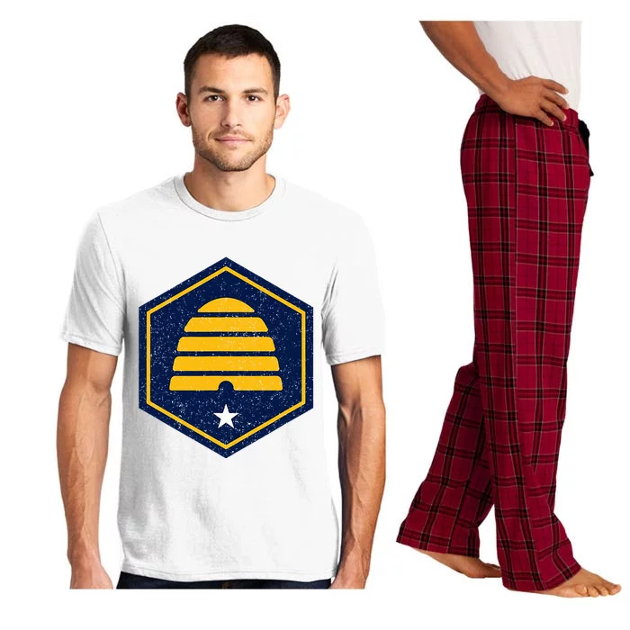 New Flag Of Utah Beehive Symbol Pajama Set