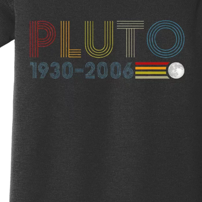 Never Forget Pluto 1930 2006 Nerdy Astronomy Space Science Baby Bodysuit