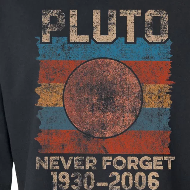 Never Forget Pluto Nerdy Astronomy Space Science Pluto Never Forget Shirts Cropped Pullover Crew