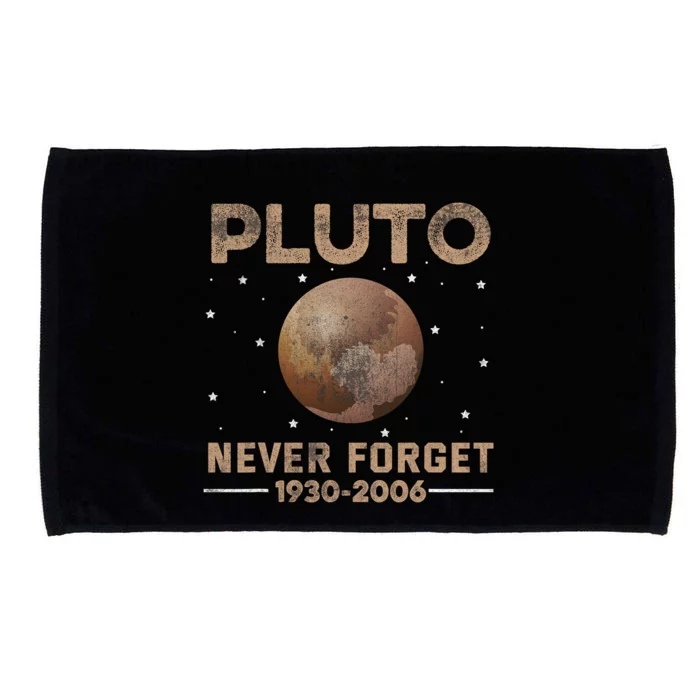 Never Forget Pluto 1930 2006 Nerdy Astronomy Space Science Trendy Design Microfiber Hand Towel