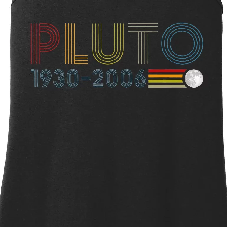 Never Forget Pluto 1930 2006 Nerdy Astronomy Space Science Ladies Essential Tank