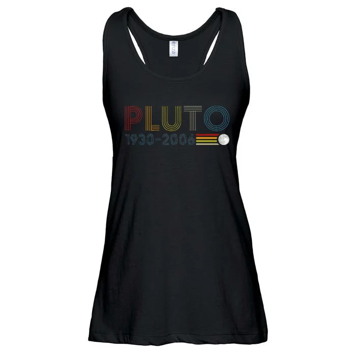 Never Forget Pluto 1930 2006 Nerdy Astronomy Space Science Ladies Essential Flowy Tank