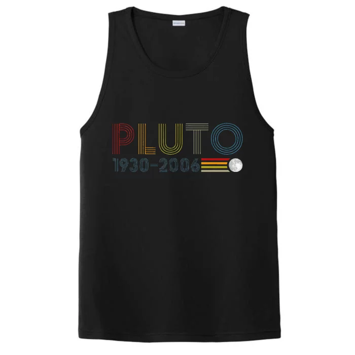 Never Forget Pluto 1930 2006 Nerdy Astronomy Space Science Performance Tank