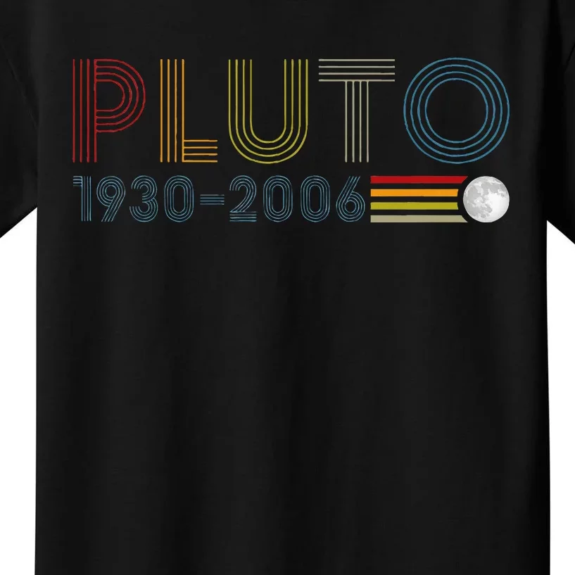 Never Forget Pluto 1930 2006 Nerdy Astronomy Space Science Kids T-Shirt