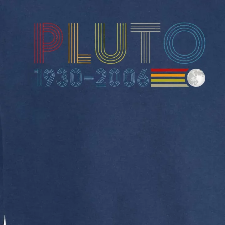 Never Forget Pluto 1930 2006 Nerdy Astronomy Space Science Garment-Dyed Sweatshirt