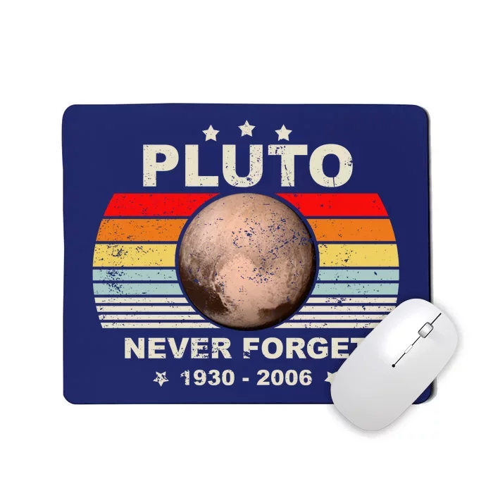 Never Forget Pluto Mousepad