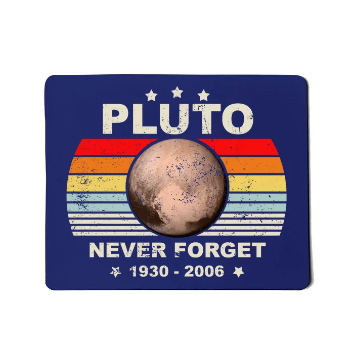 Never Forget Pluto Mousepad