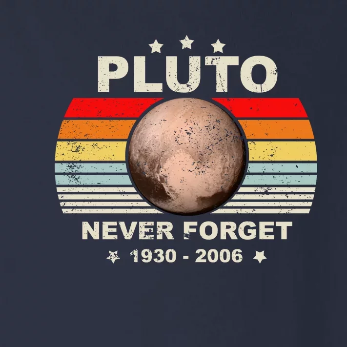 Never Forget Pluto Toddler Long Sleeve Shirt