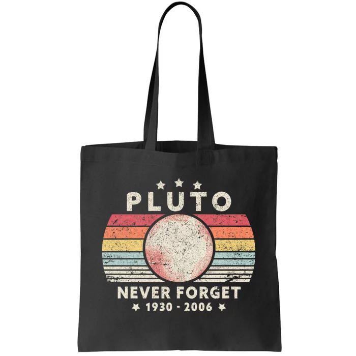 Never Forget Pluto Tote Bag