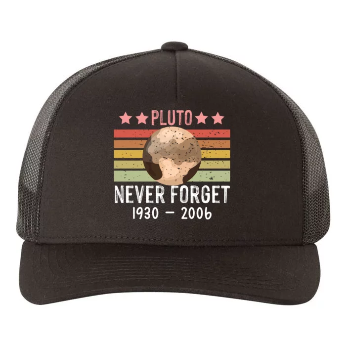 Never Forget Pluto Yupoong Adult 5-Panel Trucker Hat