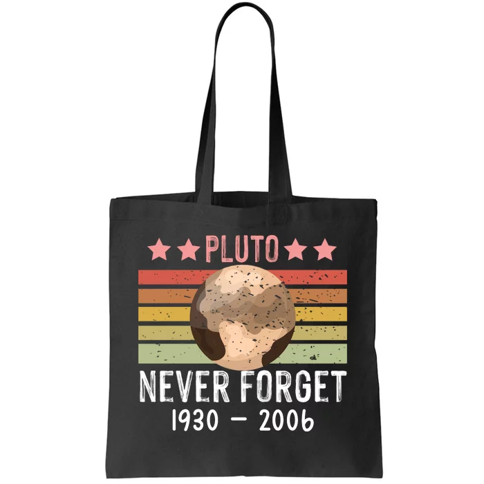 Never Forget Pluto Tote Bag