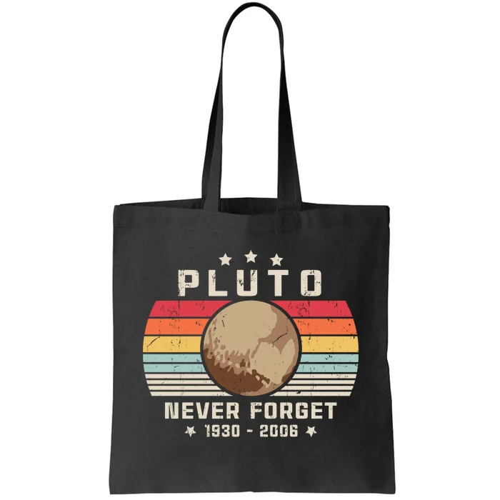 Never Forget Pluto Tote Bag