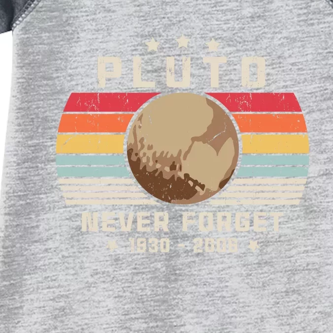 Never Forget Pluto Infant Baby Jersey Bodysuit