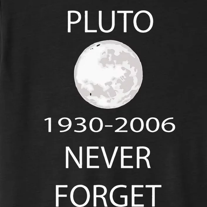 Never Forget Pluto Nerdy Astronomy Space ChromaSoft Performance T-Shirt