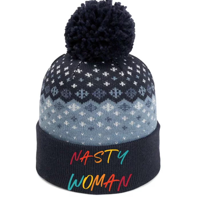 Nasty Feminist Rights Civil Rights Gift For Her The Baniff Cuffed Pom Beanie