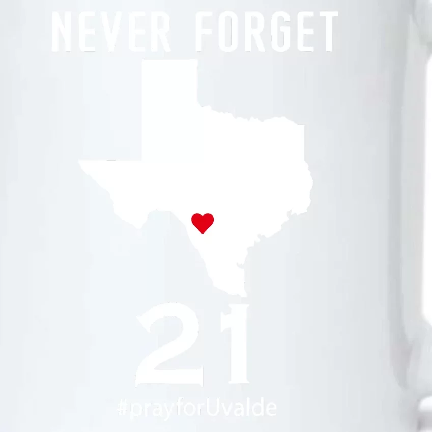 Never Forget Robb Elementary School Texas Pray For Uvalde Black Color Changing Mug