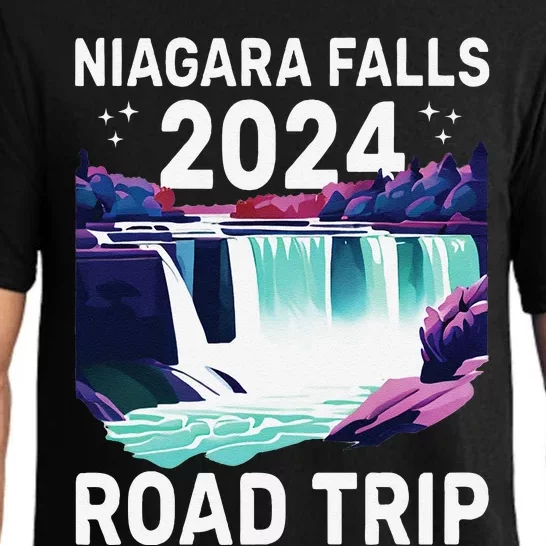 Niagara Falls Road Trip 2024 Summer Vacation Niagara Pajama Set