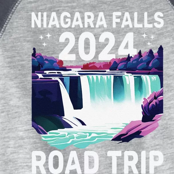 Niagara Falls Road Trip 2024 Summer Vacation Niagara Toddler Fine Jersey T-Shirt