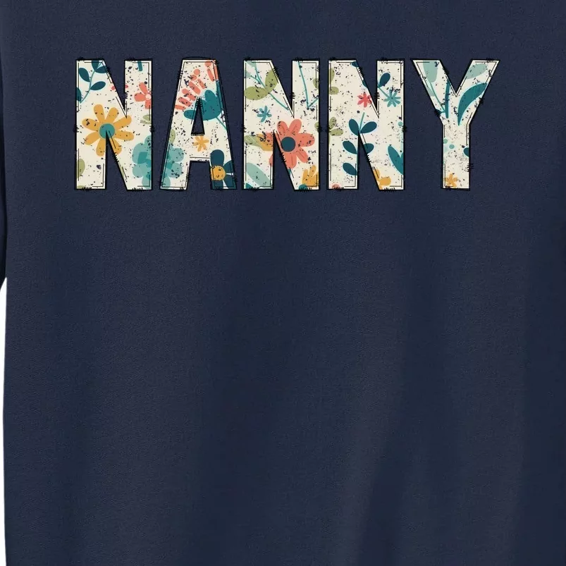 Nanny Floral Retro Tall Sweatshirt