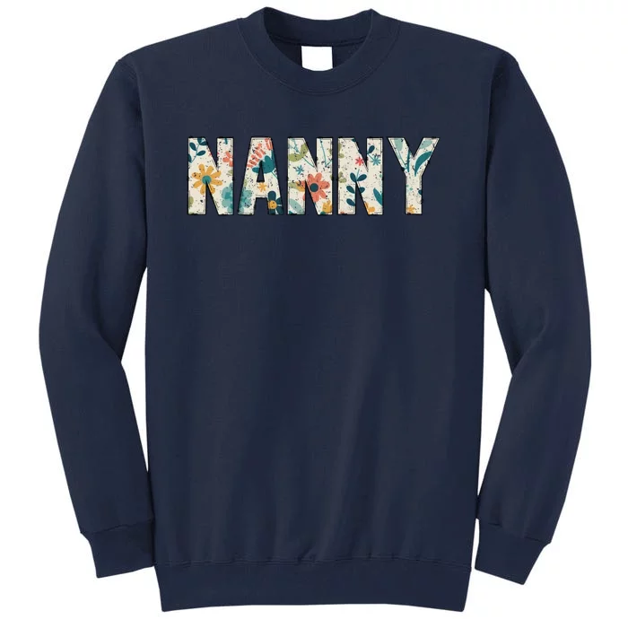 Nanny Floral Retro Tall Sweatshirt