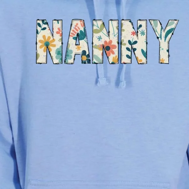 Nanny Floral Retro Unisex Surf Hoodie