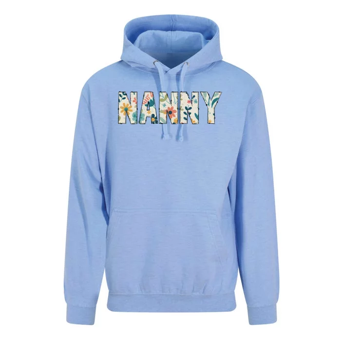 Nanny Floral Retro Unisex Surf Hoodie