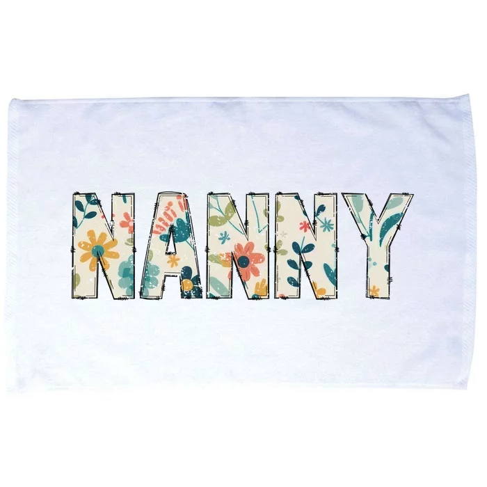 Nanny Floral Retro Microfiber Hand Towel