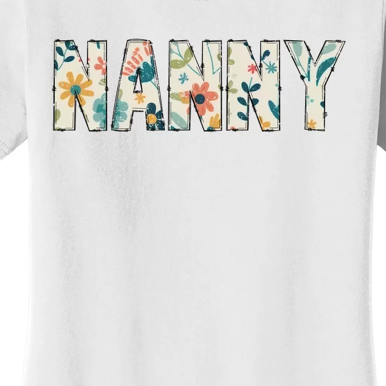 Nanny Floral Retro Women's T-Shirt