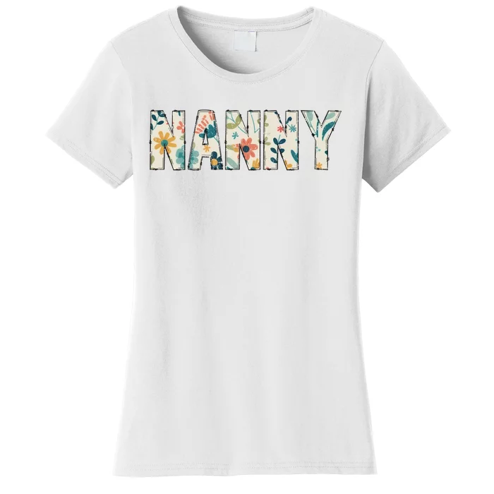 Nanny Floral Retro Women's T-Shirt