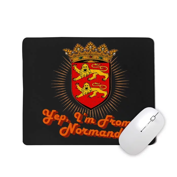 Normandy French Region Souvenir Nation Ancestor Norman Mousepad