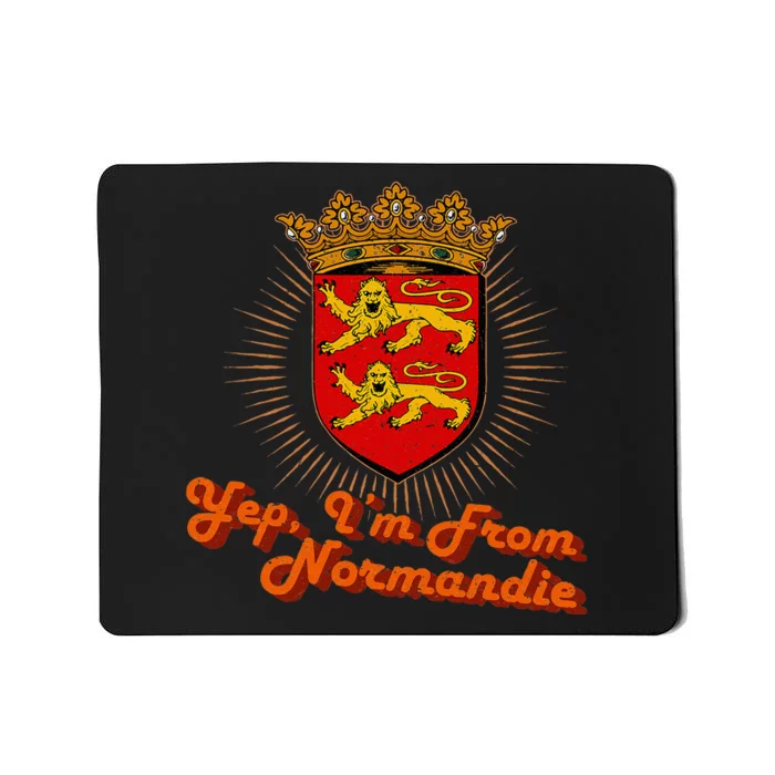 Normandy French Region Souvenir Nation Ancestor Norman Mousepad