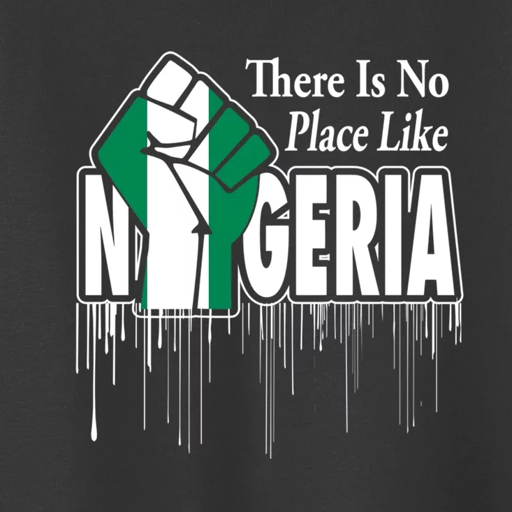 Nigerian Flag Raised Fist Toddler T-Shirt