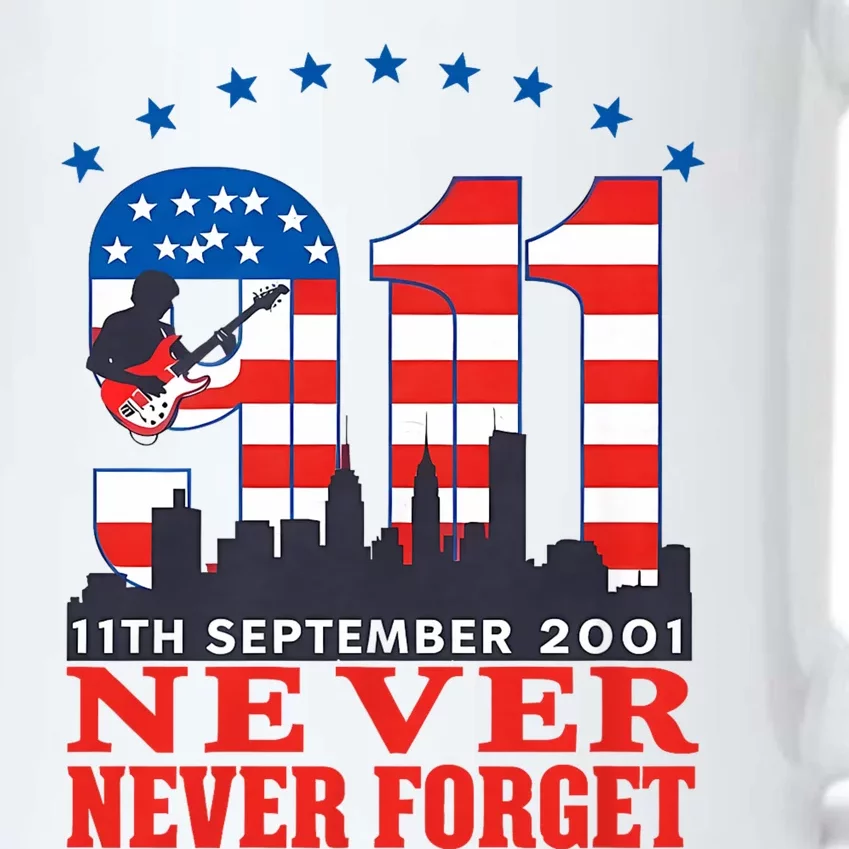 Never Forget September 11 2001 Memorial Day American Flag Black Color Changing Mug