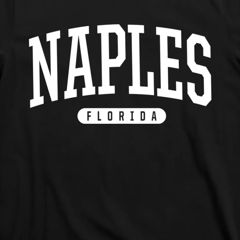 Naples Florida Souvenirs & Gifts College Style Naples Florida Souvenir Gift T-Shirt