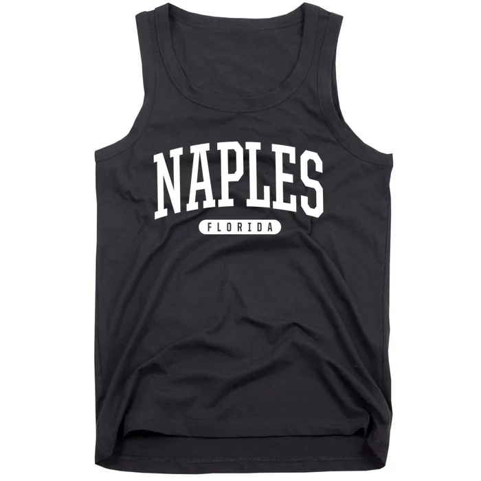 Naples Florida Souvenirs & Gifts College Style Naples Florida Souvenir Gift Tank Top