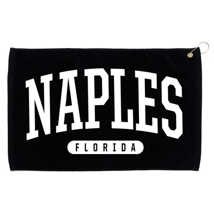 Naples Florida Souvenirs & Gifts College Style Naples Florida Souvenir Gift Grommeted Golf Towel