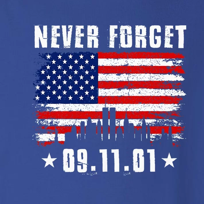 Never Forget September 11 2001 Memorial Day Toddler Long Sleeve Shirt