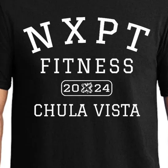 Nxpt Fitness Studio 2024 Retro College Style Chula Vista Ca Pajama Set