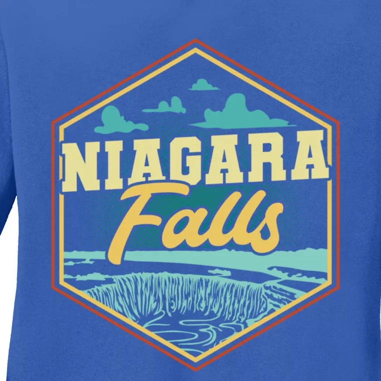 Niagara Falls Souvenir Cool Gift Matching Last Minute Gift Ladies Long Sleeve Shirt