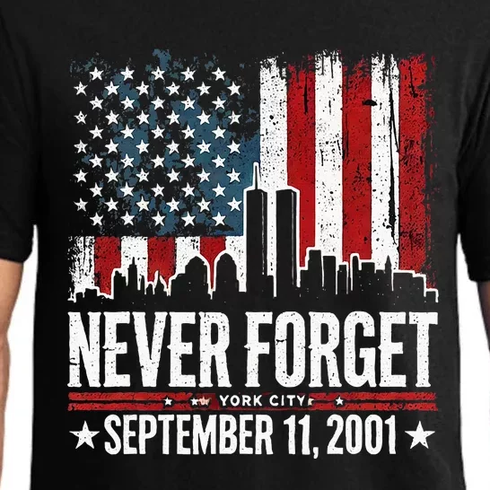 Never Forget September 11 2001 Memorial Day Pajama Set